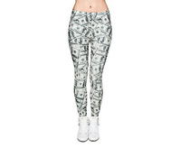 pantalon legging billets dollar