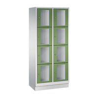 CLASSIC locker unit, compartment height 375 mm, with plinth