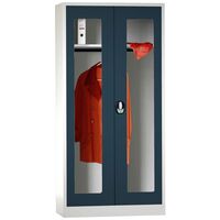 Cloakroom double door cupboard with E lock