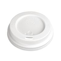 Fiesta Disposable Lids in White for 225ml Fiesta Hot Cups - Pack Quantity - 1000