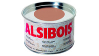 2K-Holzspachtel ALSIBOIS 400ml, merbau (braun-gelb), mit Härter, Giftklasse 4