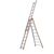 Industrial combination ladders - 3 x 9 rungs flared base