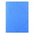 Gumis mappa DONAU A/4 prespán kék