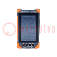Oscilloscopio manuale; 70MHz; LCD; Ch: 2; 1Gsps (in tempo reale)