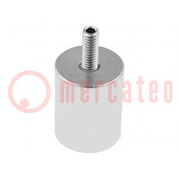 Magnete: fisso; neodimio; H: 25mm; 135N; Ø: 20mm; Mat.cust: acciaio