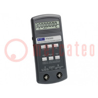 Meter: frequentie; LCD; 8,5 cijfers; 50Ω,1MΩ/20pF; 20h; PFM-CASE