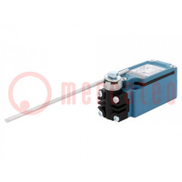 Limit switch; adjustable plunger, length R 25-140mm; NO + NC