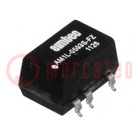 Converter: DC/DC; 1W; Uin: 4,5÷5,5V; Uuit: 3,3VDC; Iuit: 300mA; SMT