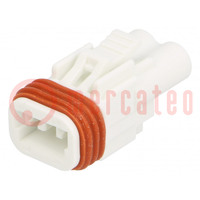 Connector: wire-wire/PCB; plug; female; 572,E-Seal; for cable