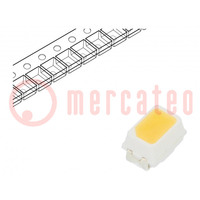 LED; SMD; 2014,Mini PLCC2; biały neutralny; 4÷9lm; 3760-4330K; 90