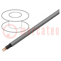 Wire; ÖLFLEX® CLASSIC 415 CP; 4x0.5mm2; PUR; grey; 300V,500V
