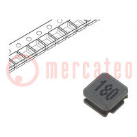 Inductor: wire; SMD; 18uH; 590mA; 0.559Ω; ±20%; 3x3x1.5mm