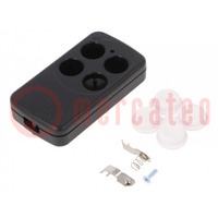 Enclosure: for remote controller; X: 35mm; Y: 65.5mm; Z: 13mm