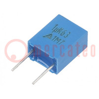 Kondensator: poliestrowy; 1uF; 40VAC; 63VDC; 5mm; ±10%; -55÷125°C
