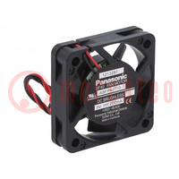 Fan: DC; axial; 5VDC; 40x40x10mm; 9.6m3/h; 24.5dBA; ball; 6500rpm