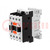 Contactor: 3-pole; NO x3; Auxiliary contacts: NO; 230VAC; 18A; BF