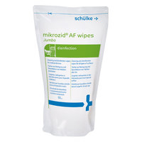 Schülke mikrozid AF wipes Desinfektionstücher Jumbo, Nachfüllpack, Inhalt:220 St