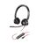 HP Poly Blackwire 3320 Stereo USB-C Headset with USB-C to A Adapter