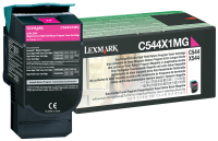 Lexmark C544, C546, X544, X546 Rückgabe-Tonerkassette Magenta (ca. 4.000 Seiten)