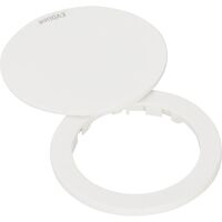 Produktbild zu EVOline One Anello di copertura con coperchio girevole bianco