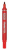 Pentel marqueur permanent Pen N50 rouge