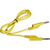 CORDON DE MESURE VOLTCRAFT [BANANE MÂLE 4 MM - BANANE MÂLE 4 MM] 1.00 M JAUNE 1 PC(S) VC-10906595