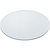 MIRROR round plate - silber - 30x30x0,5cm - Glas