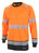 Beeswift High Visibility Two Tone Long Sleeve T Shirt Orange / Black 2XL