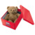 Archivbox Click & Store WOW Cube, L, Hartpappe, rot