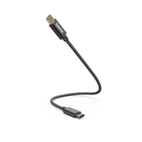 Hama 00201604 USB Kabel USB 2.0 0,2 m USB C Schwarz