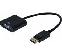 CUC Exertis Connect 127393 câble vidéo et adaptateur 0,095 m DisplayPort VGA (D-Sub) Noir