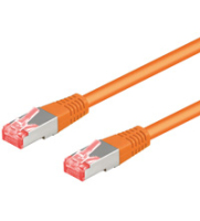 Goobay 1.5m CAT6a-150 networking cable Orange