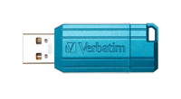 Verbatim PinStripe - USB Drive 32 GB - Caribbean Bluee