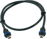 Mobotix MX-CBL-MU-STR-5 USB-kabel 5 m USB 2.0 Mini-USB A Zwart