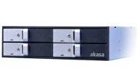 Akasa AK-IEN-02 panel bahía disco duro 2.5" Negro