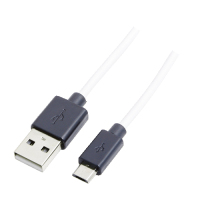 LogiLink CU0063 USB Kabel USB 2.0 USB A Micro-USB B Weiß