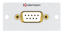 Kindermann 7444000520 Steckdose RS-232 Aluminium
