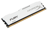 HyperX FURY White 8GB 1600MHz DDR3 memory module 1 x 8 GB