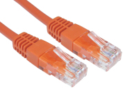 Cables Direct UTP CAT5e 5m networking cable Orange U/UTP (UTP)