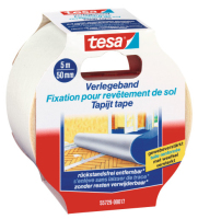 TESA 55729 szövetbetétes ragasztószalag Beltéri használatra alkalmas 5 M PVC Fehér