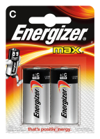 Energizer MAX 2 piles C