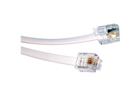 Cables Direct BT-107.5 telephone cable 7.5 m White