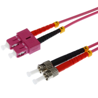 Helos 5m OM4 SC/ST InfiniBand/fibre optic cable 2x ST Violet