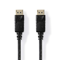 Nedis CCGL37011BK20 DisplayPort kabel 2 m Zwart
