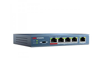 Hikvision Digital Technology DS-3E0105P-E switch No administrado Fast Ethernet (10/100) Azul Energía sobre Ethernet (PoE)