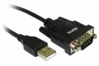 Approx appC27 cable de serie Negro 0,75 m USB tipo A DB-9