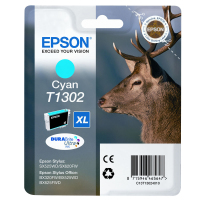 Epson Stag Singlepack Cyan T1302 DURABrite Ultra Ink