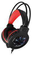 Varr VH6010B auricular y casco Auriculares Alámbrico Diadema Juego Negro, Rojo