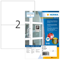 HERMA 10774 printeretiket Wit Zelfklevend printerlabel