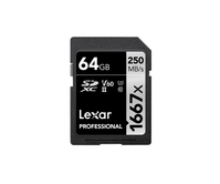 Lexar SDXC, 64 GB 64 Go UHS-II Classe 10